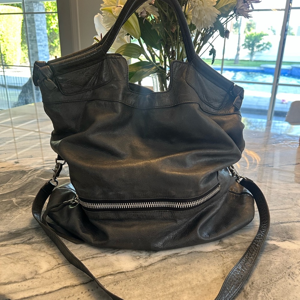 Black Leather Women's Bag